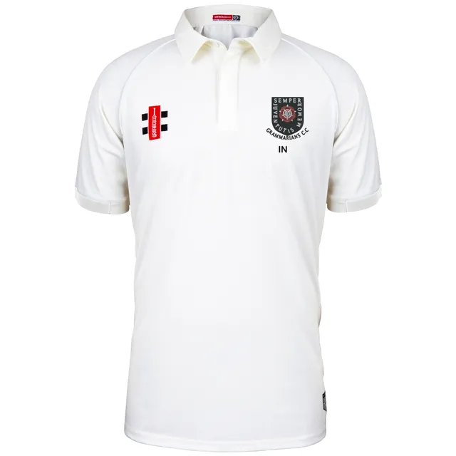 gray-nicolls-wellingborough-old-grammarians-matrix-v2-maglia-cricket-manica-cort image 1