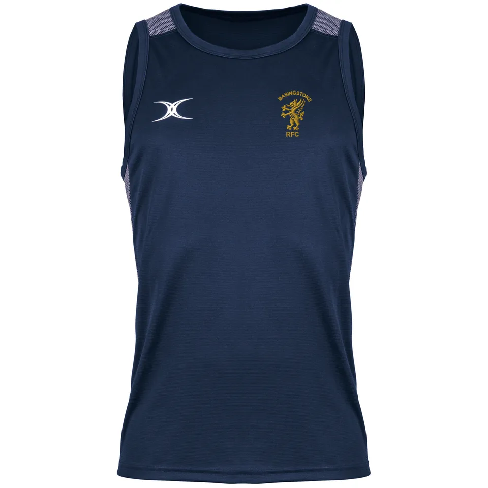 gilbert-rugby-basingstoke-rfc-pro-canotta-training-senior-blu-navy-scuro image 1