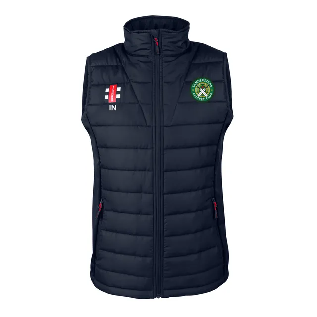gray-nicolls-sanderstead-cc-senior-pro-performance-gilet-smanicato-nero image 1