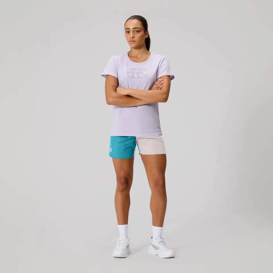 canterbury-fundamentals-harletic-shorts-pantaloncini-donna-blue image 1