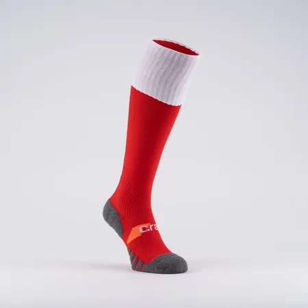 grays-sutton-vallance-hc-pro-calze-hockey-junior-rosso-bianco image 1