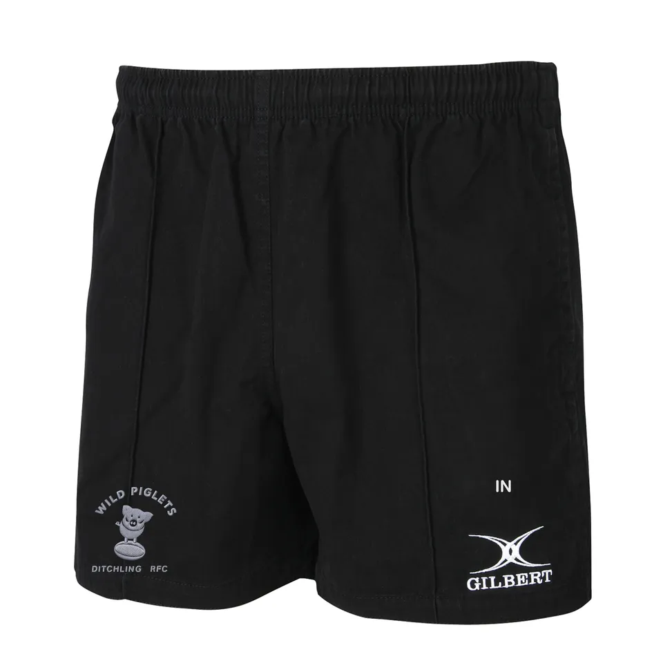 gilbert-rugby-ditchling-rfc-senior-pantaloncini-kiwi-pro-neri image 1