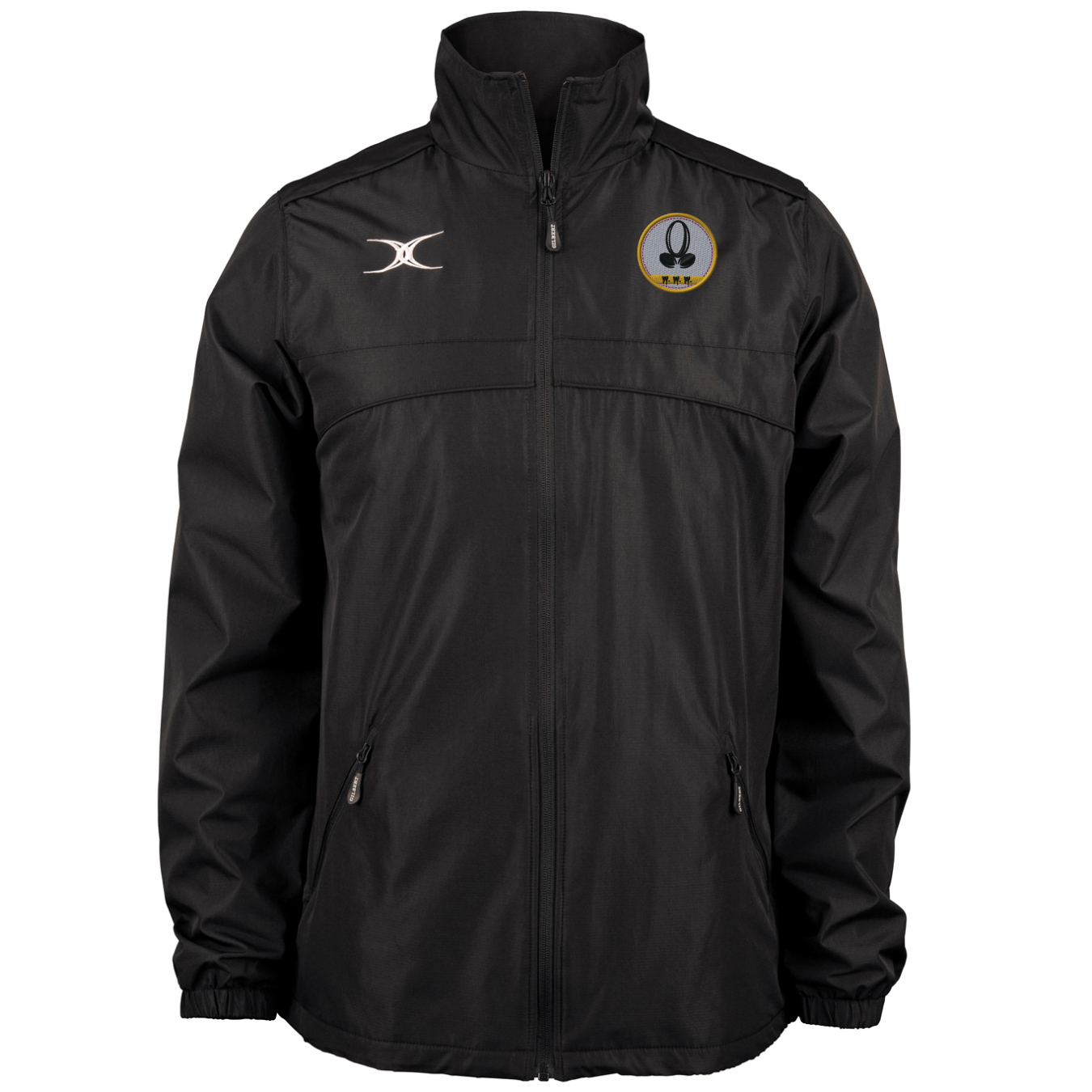 gilbert-rugby-photon-giacca-full-zip-uomo-senior-nera image 1