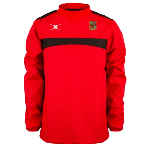 gilbert-rugby-new-tredegar-rfc-junior-photon-giacca-warm-up-rosso-nero image 1