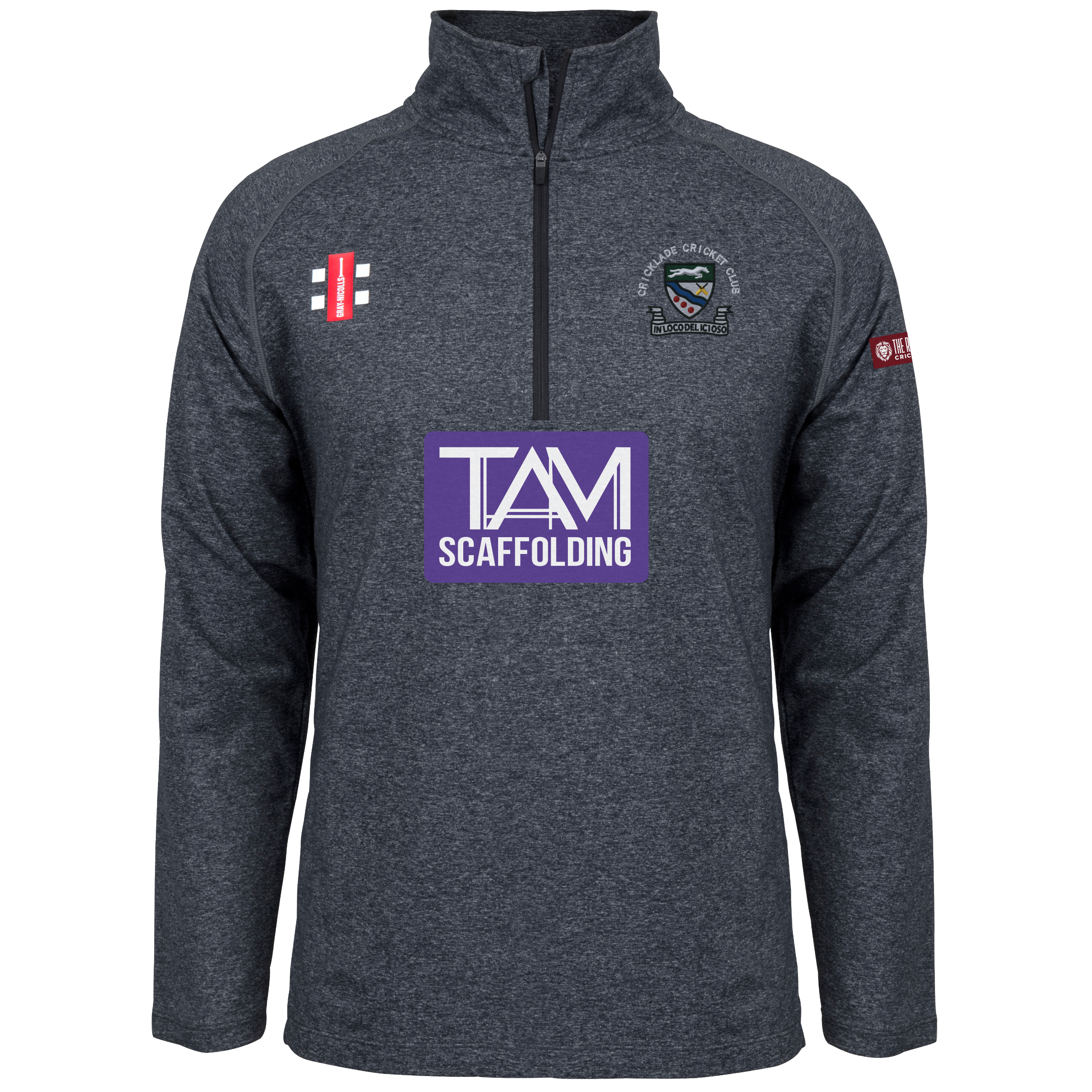 gray-nicolls-velocity-mid-layer-cricket-senior-nero-con-zip image 1