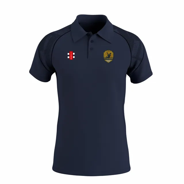 gray-nicolls-ceylon-deeside-cc-senior-gts-polo-manica-corta-dark-navy image 1