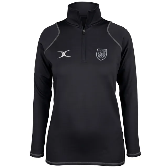 gilbert-rugby-oxford-brooks-university-trc-quest-pile-1-4-zip-donna-nero image 1