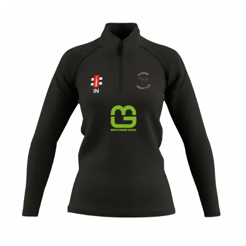 gray-nicolls-baxenden-cc-donna-pile-gts-1-4-zip-nero image 1