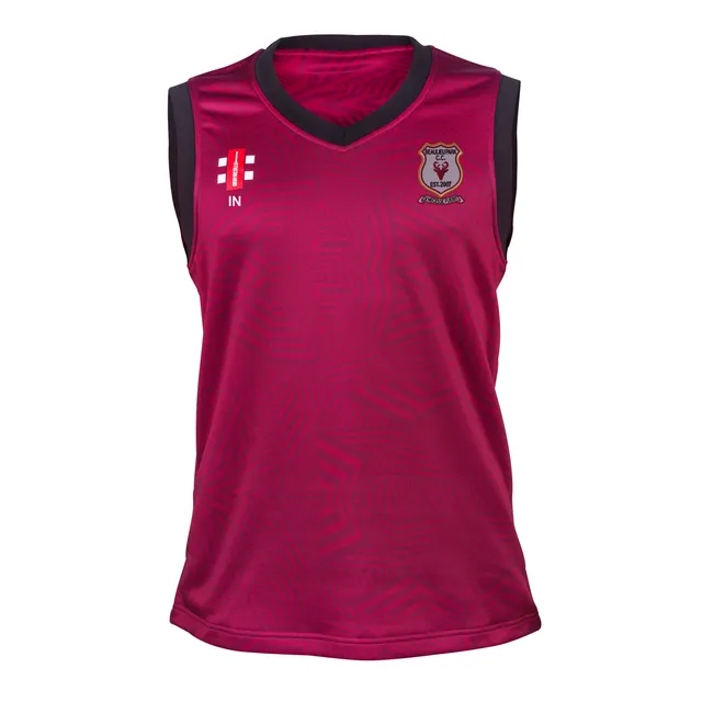 gray-nicolls-pro-t20-slipover-gilet-cricket-junior-beaulieu-park-cc-bordeaux image 1