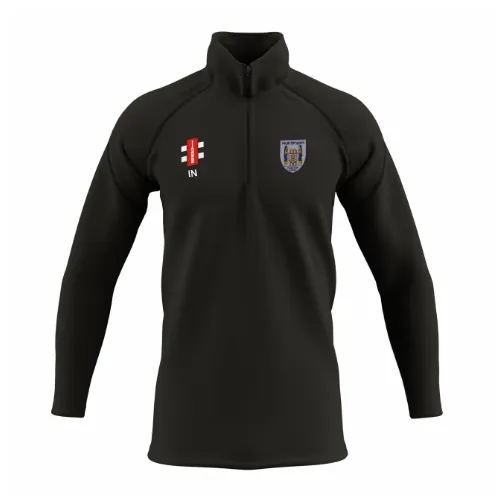 gray-nicolls-hull-zingari-cc-gts-pile-1-4-zip-junior-nero image 1