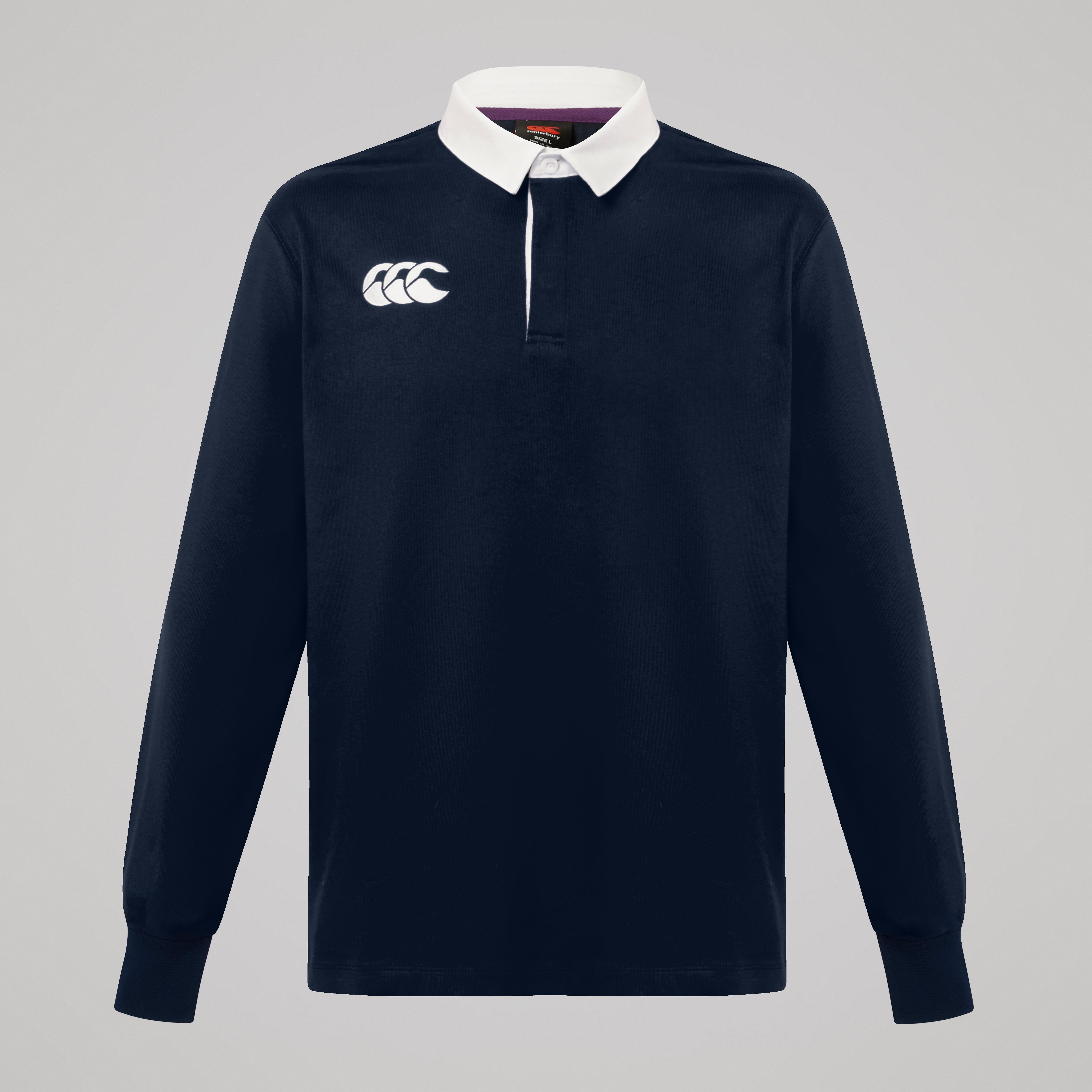 canterbury-classic-long-sleeve-maglia-rugby-manica-lunga-unisex-blu-navy image 1
