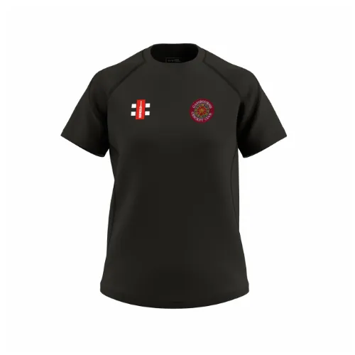 gray-nicolls-cambourne-cc-gts-t-shirt-cricket-donna-nero-manica-corta image 1