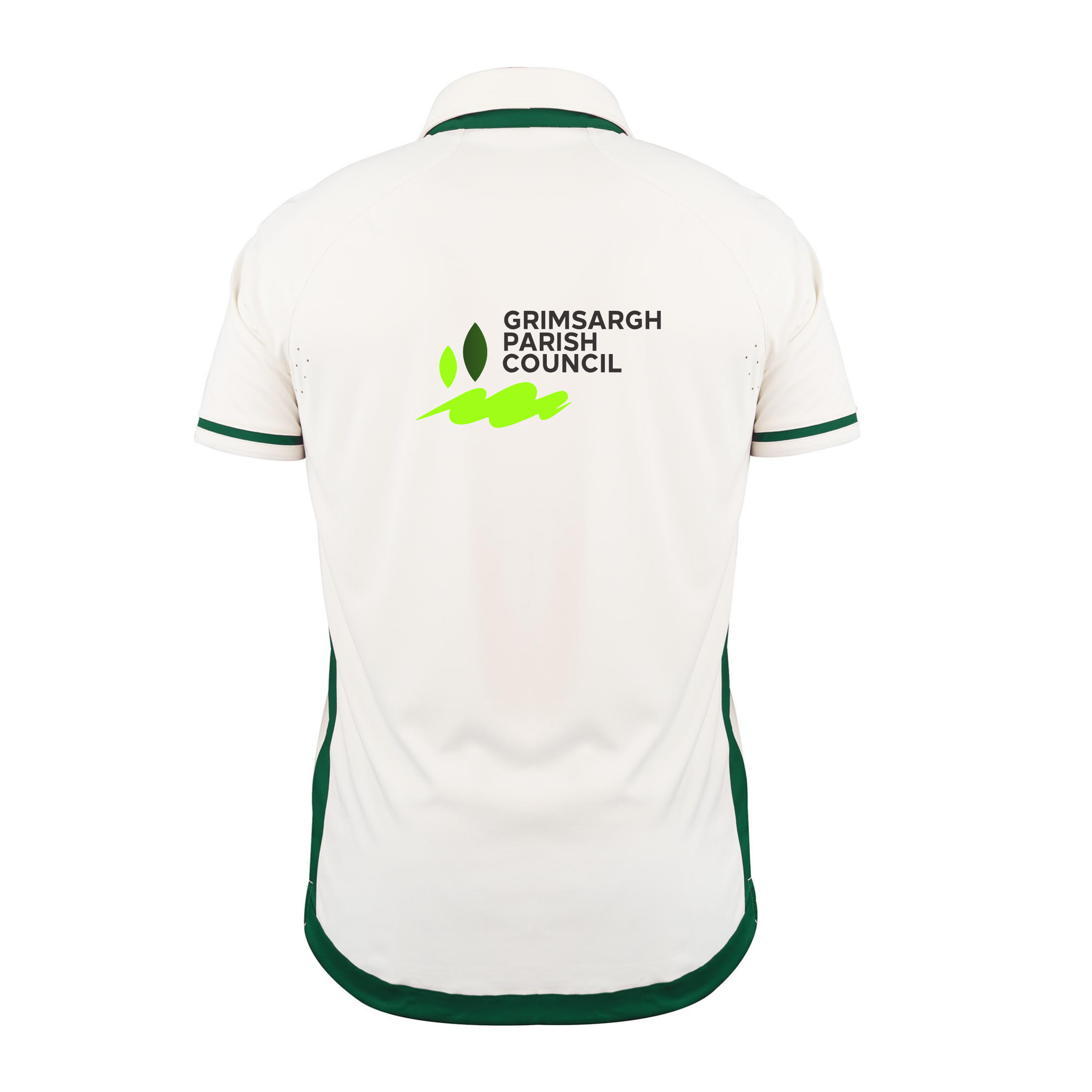 gray-nicolls-grimsargh-cc-senior-pro-performance-v3-s-s-shirt-ivory-green-maglia image 2