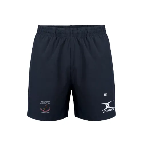 gilbert-rugby-whitley-bay-rockcliff-rfc-pantaloncini-photon-junior-neri image 1