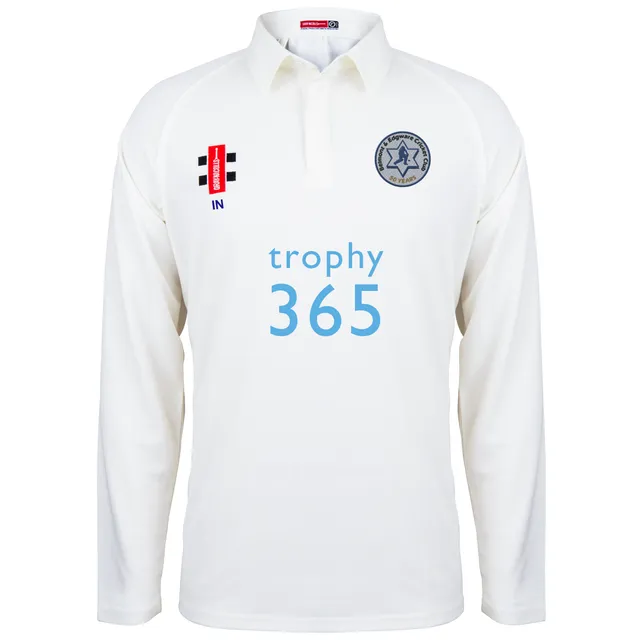gray-nicolls-matrix-v2-maglia-cricket-manica-lunga-junior-ivory-belmont-edgware- image 1
