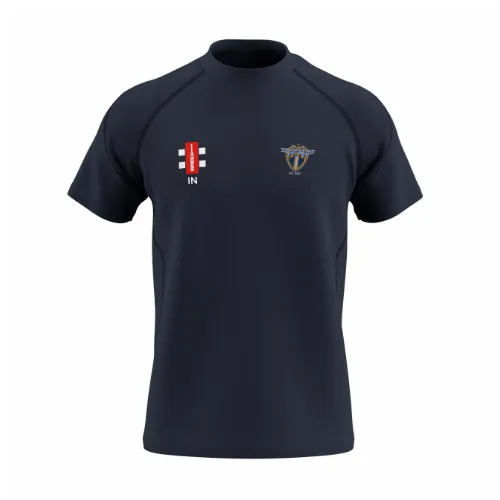 gray-nicolls-peel-st-johns-cricket-club-senior-maglia-gts-manica-corta-blu-navy- image 1