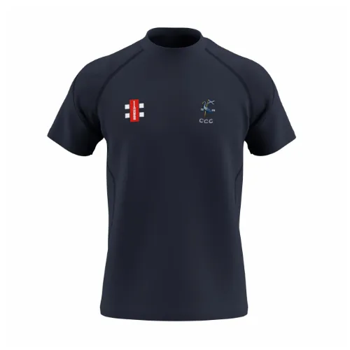 gray-nicolls-cranleigh-senior-gts-tee-s-s-blu-navy-scuro-maglia-cricket-manica-c image 1