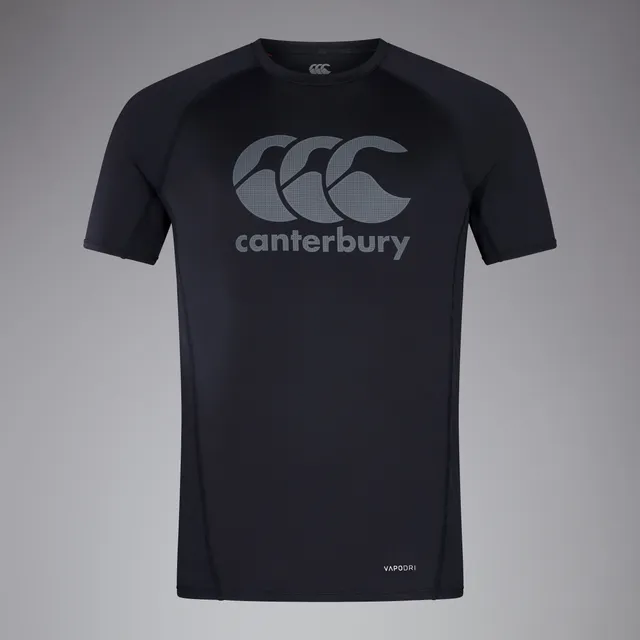 canterbury-large-logo-superlight-tee-uomo-t-shirt-allenamento-nera image 1