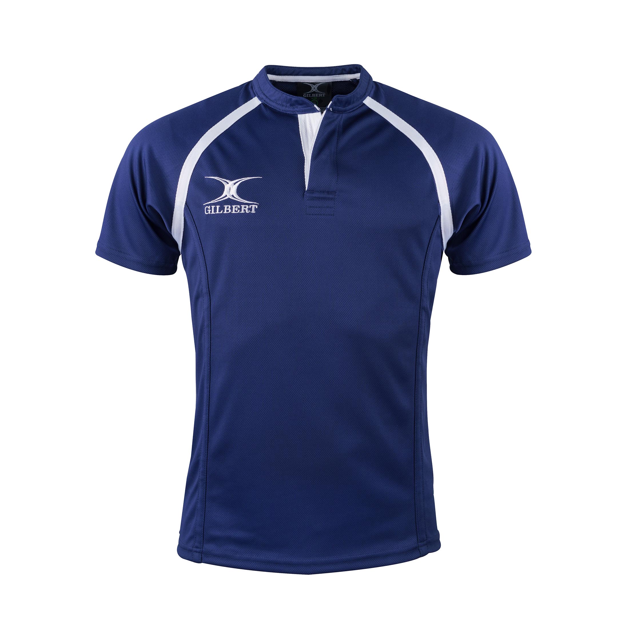 gilbert-rugby-xact-maglia-match-senior-nero-blu-navy-scuro image 5