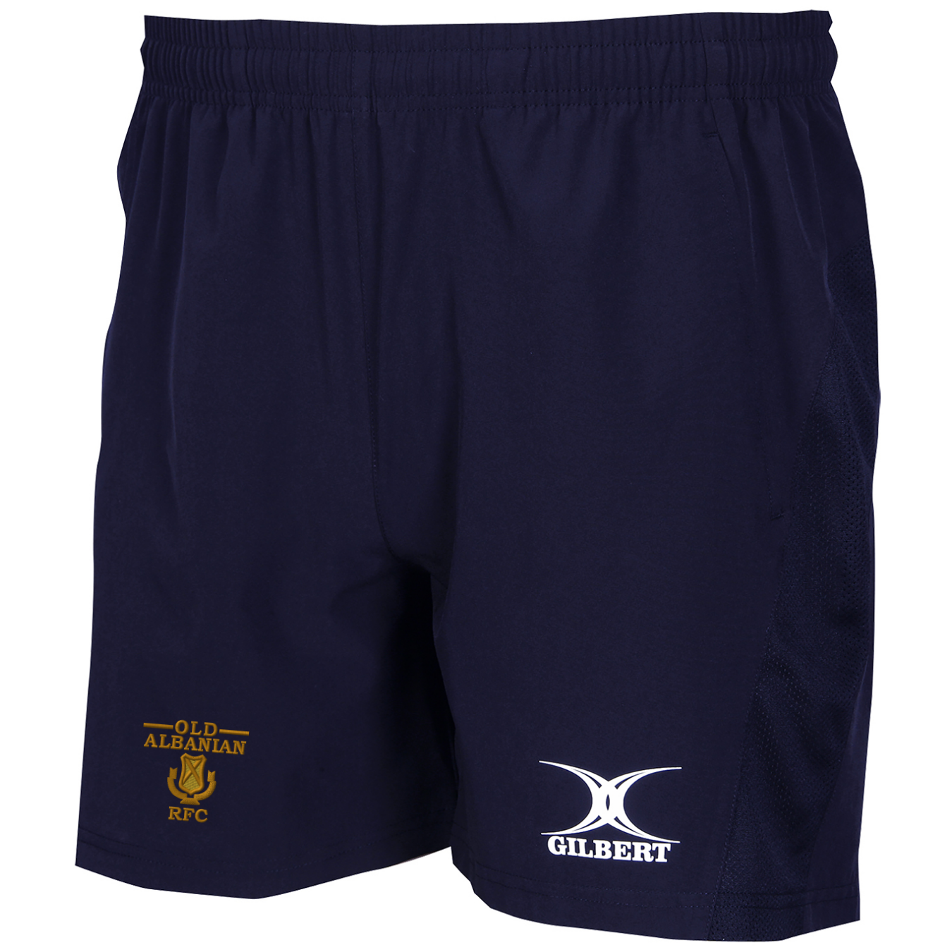gilbert-rugby-old-albanians-rfc-donna-shorts-leisure-blu-navy image 1