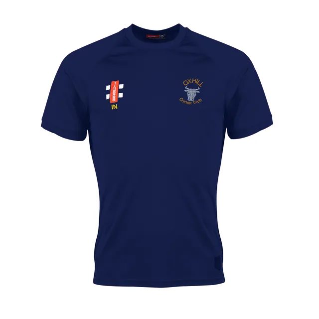 gray-nicolls-oxhill-cc-matrix-v2-t-shirt-manica-corta-senior-navy-tour-somerset- image 1