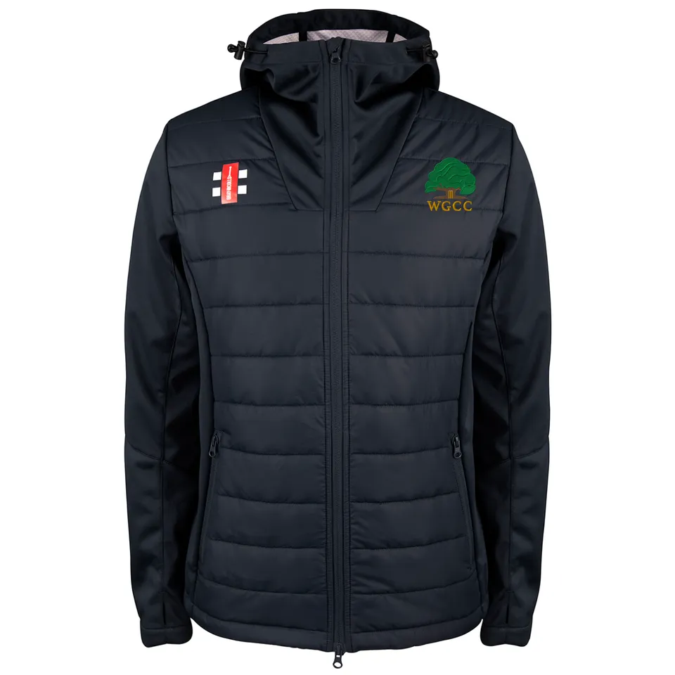 gray-nicolls-wisborough-green-cc-senior-pro-performance-giacca-training-nera image 1