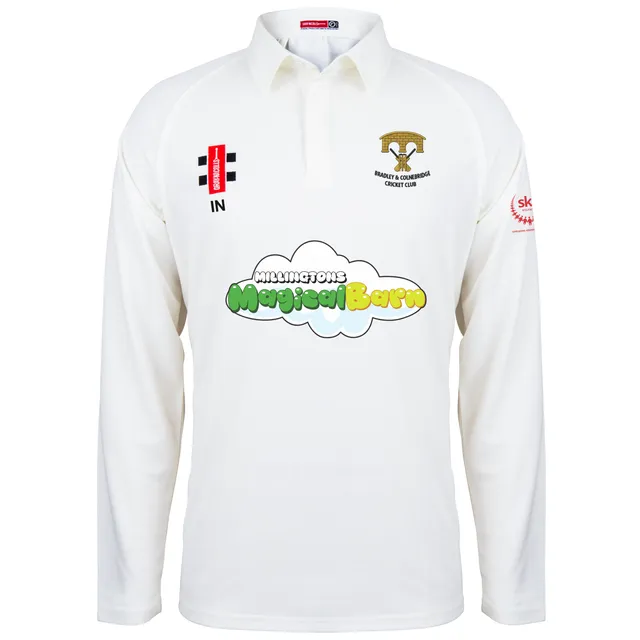 gray-nicolls-bradley-colnebridge-cc-junior-matrix-v2-maglia-cricket-manica-lunga image 1