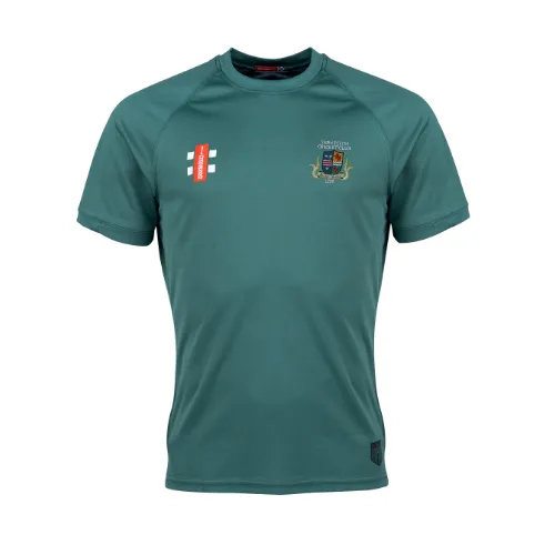 gray-nicolls-thrapston-cc-matrix-v2-t-shirt-s-s-junior-verde-maglia-cricket-bamb image 1