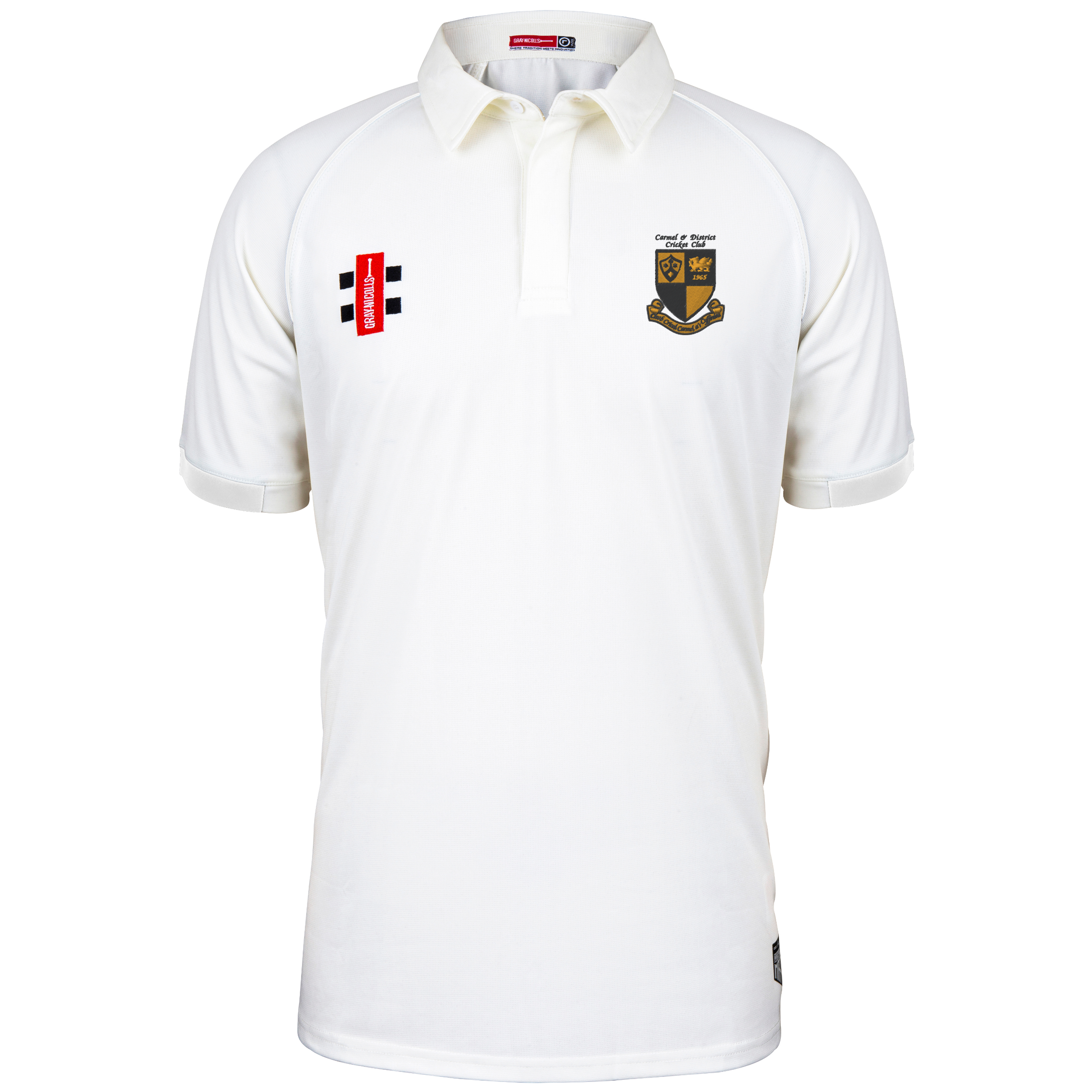 gray-nicolls-matrix-v2-maglia-cricket-manica-corta-junior-carmel-and-district-cc image 1