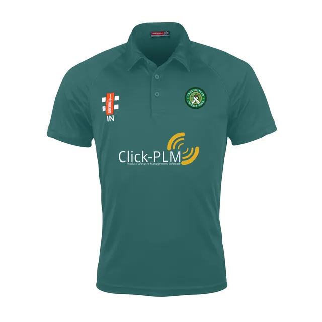 gray-nicolls-sanderstead-cc-matrix-v2-polo-manica-corta-senior-verde image 1