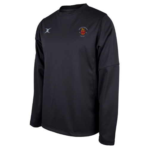 gilbert-rugby-northumberland-rfu-pro-top-warm-up-uomo-nero image 1