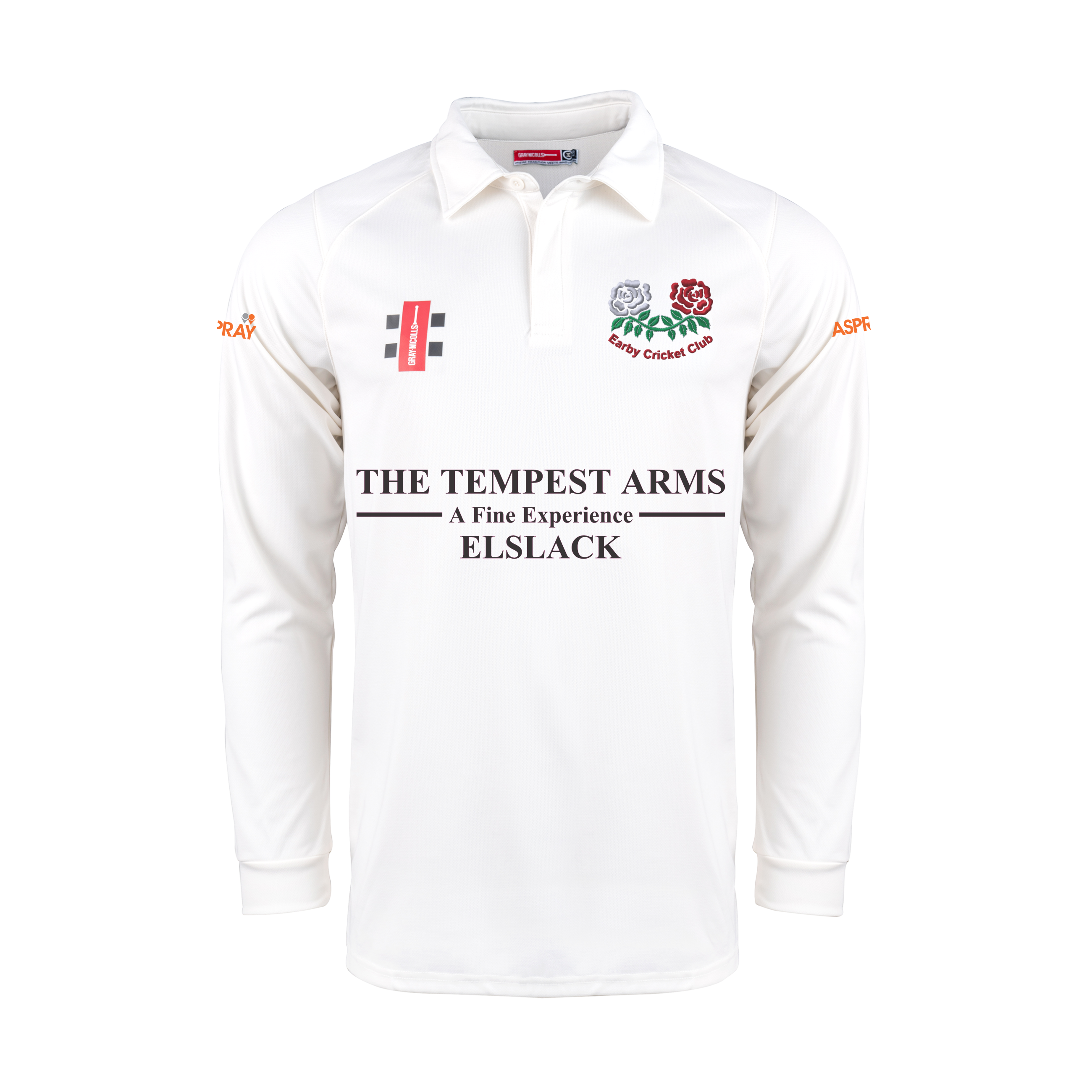 gray-nicolls-earby-cricket-club-senior-pro-performance-v2-maglia-manica-lunga-av image 1