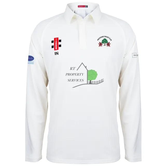 gray-nicolls-presteigne-cc-matrix-v2-maglia-cricket-manica-lunga-junior-avorio image 1