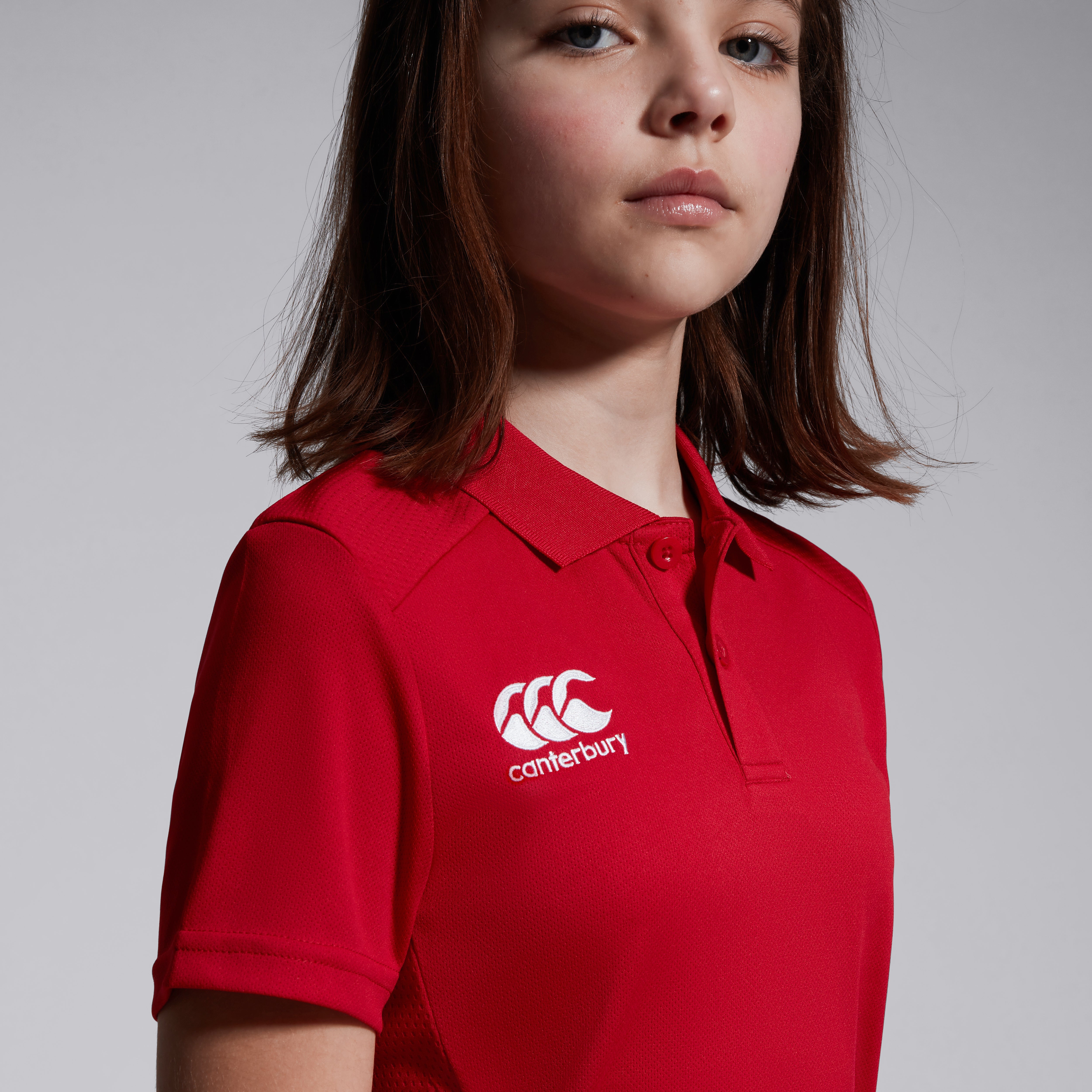 canterbury-club-dry-polo-junior-unisex-rosso image 7