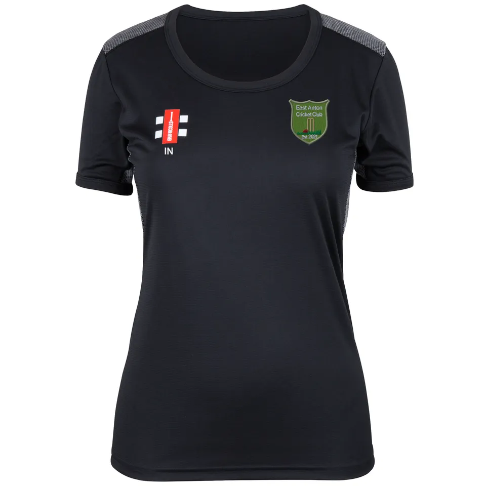 gray-nicolls-east-anton-cc-pro-performance-t-shirt-donna-nero image 1