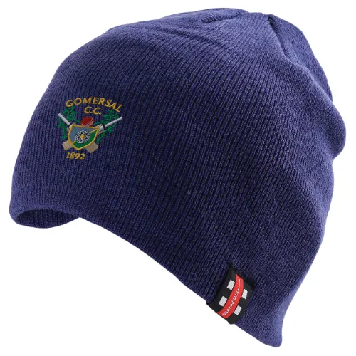 gray-nicolls-gomersal-cricket-club-senior-beanie-hat-blu-navy-scuro image 1