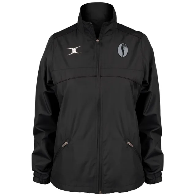 gilbert-rugby-photon-giacca-full-zip-donna-rugga-coffee-nera image 1