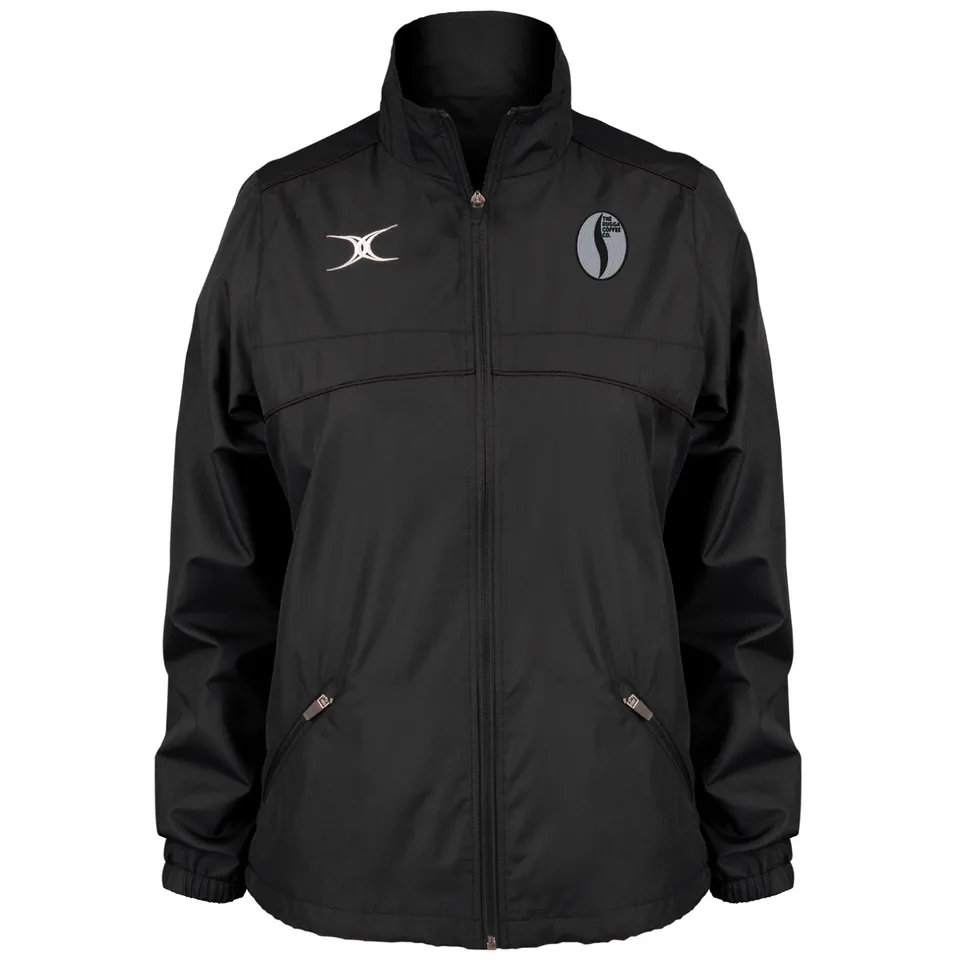gilbert-rugby-photon-giacca-full-zip-donna-rugga-coffee-nera image 1