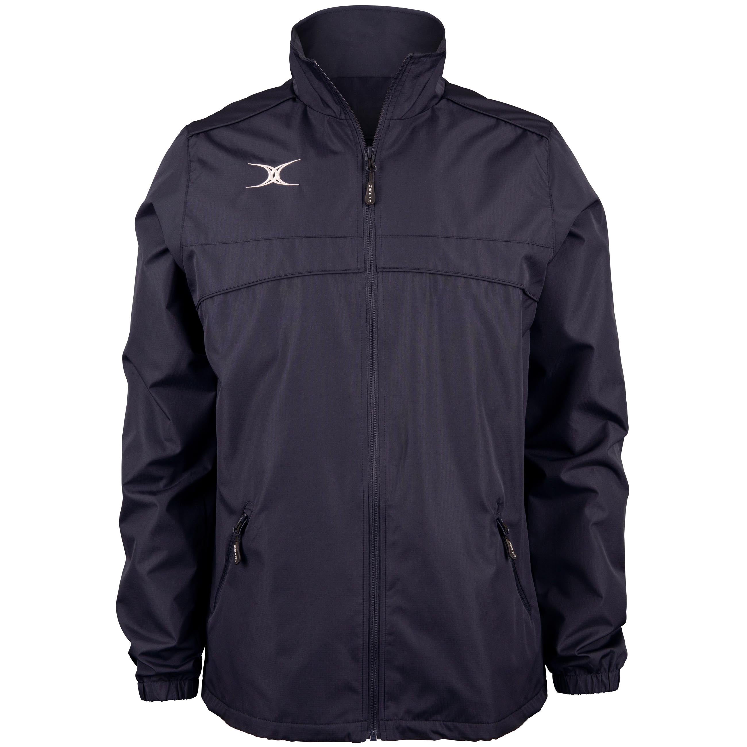 gilbert-rugby-photon-full-zip-jacket-uomo-giacca-nero-blu-navy image 3