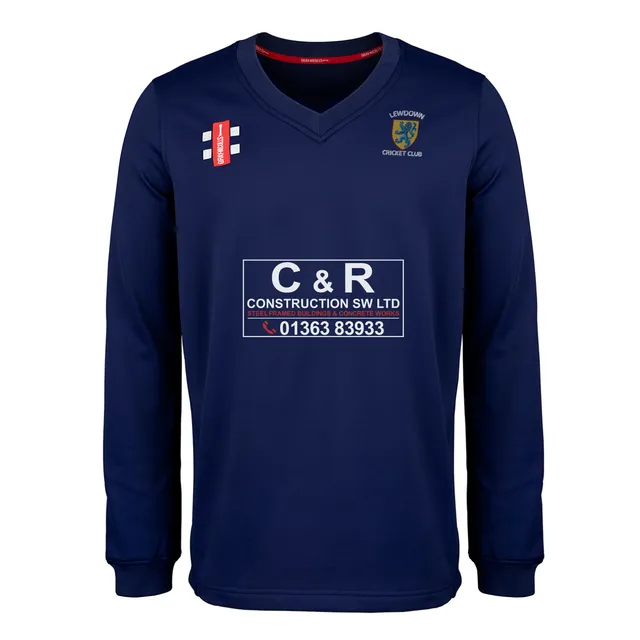 gray-nicolls-lewdown-cricket-club-pro-performance-maglione-match-t20-da-adulto-n image 1