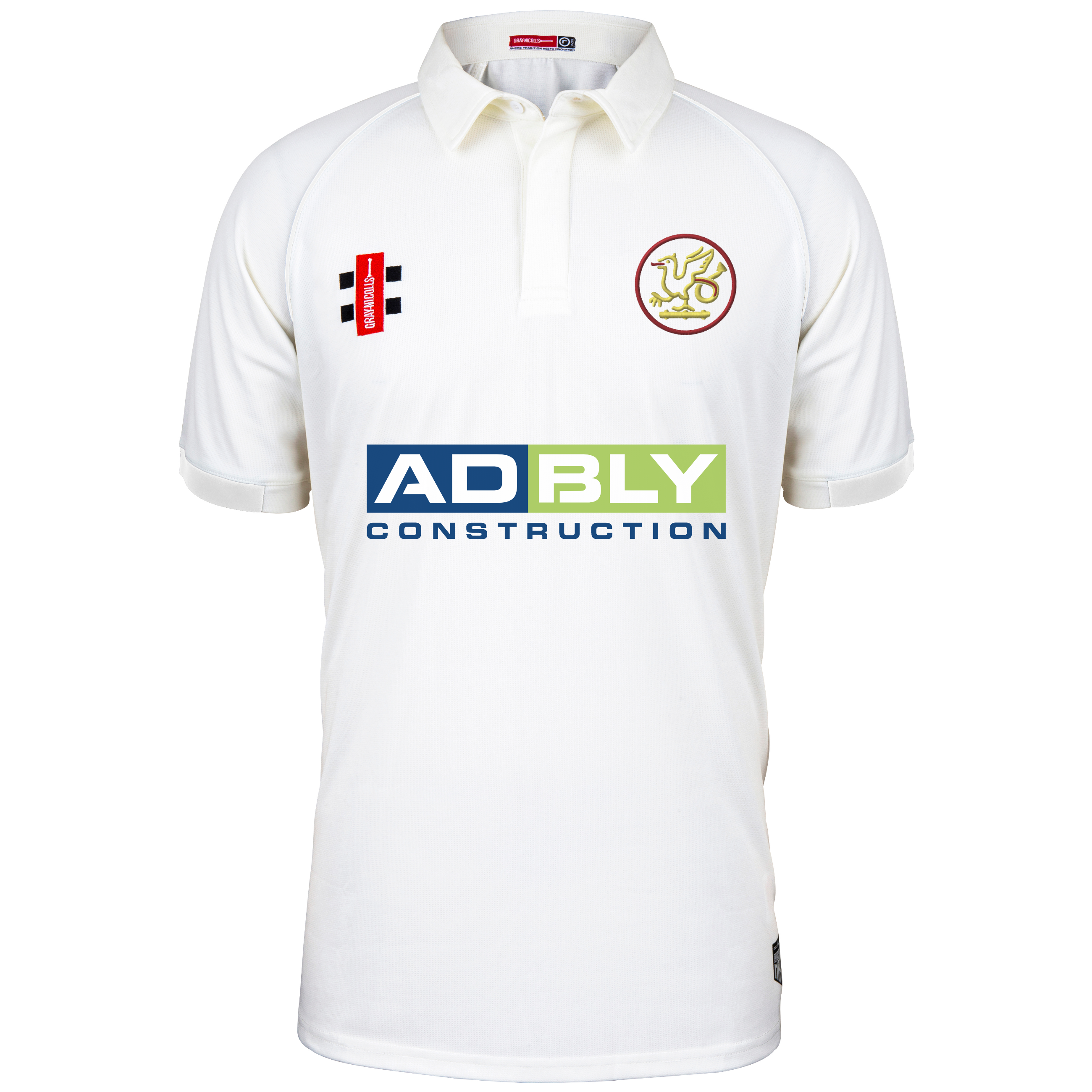 gray-nicolls-wivenhoe-town-cc-junior-matrix-v2-maglia-s-s-avorio image 1