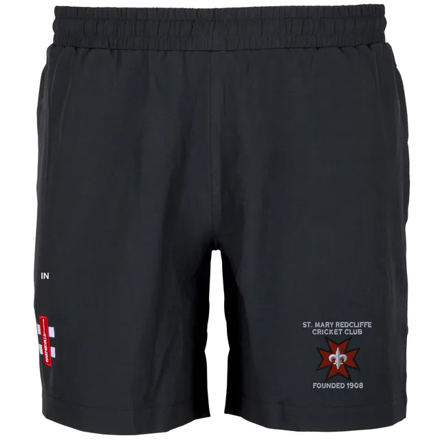 gray-nicolls-st-mary-redcliffe-senior-velocity-shorts-black-pantaloncini-cricket image 1