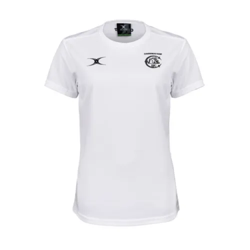 gilbert-rugby-photon-ii-t-shirt-manica-corta-senior-bianco-cumbernauld-rfc image 1