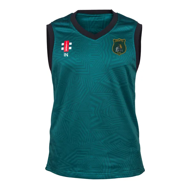 gray-nicolls-crofty-holman-cc-senior-gilet-pro-t20-slipover-verde image 1