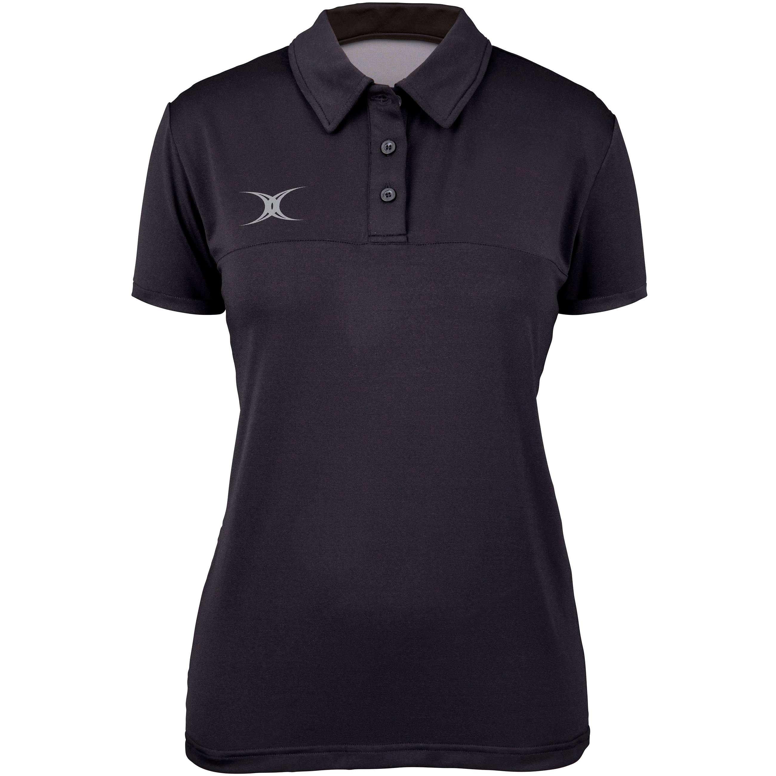 gilbert-rugby-pro-polo-donna-rugby-nera image 1