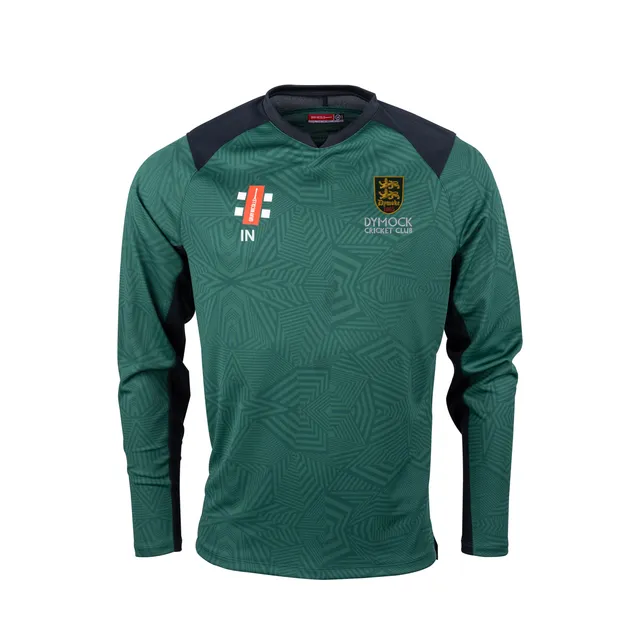 gray-nicolls-dymock-cc-pro-performance-v2-maglia-t20-manica-lunga-senior-verde-n image 1
