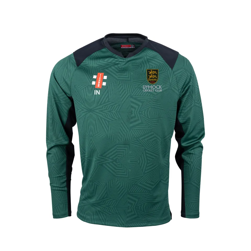gray-nicolls-dymock-cc-pro-performance-v2-maglia-t20-manica-lunga-senior-verde-n image 1