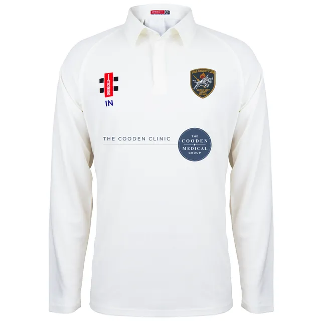gray-nicolls-1066-cc-camicia-cricket-matrix-v2-manica-lunga-avorio-senior image 1