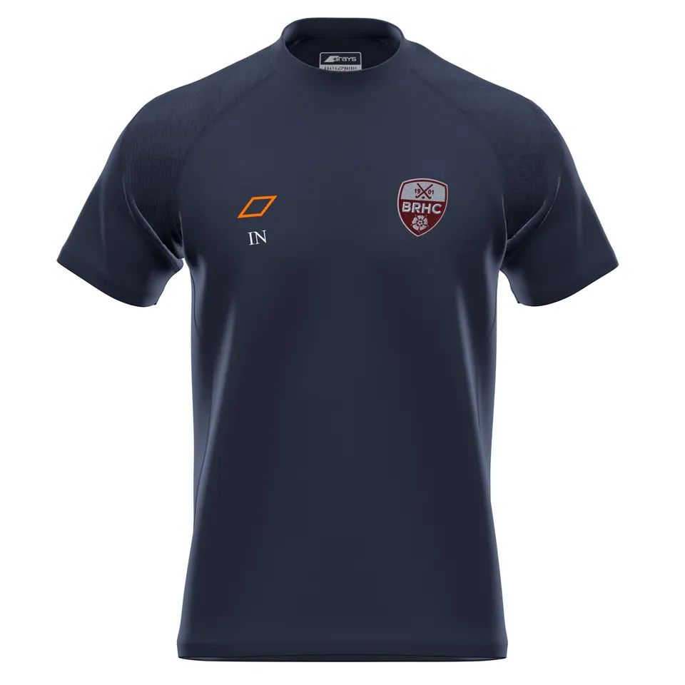 grays-ben-rhydding-hc-gts-maglia-training-senior-manica-corta-blu-navy image 1