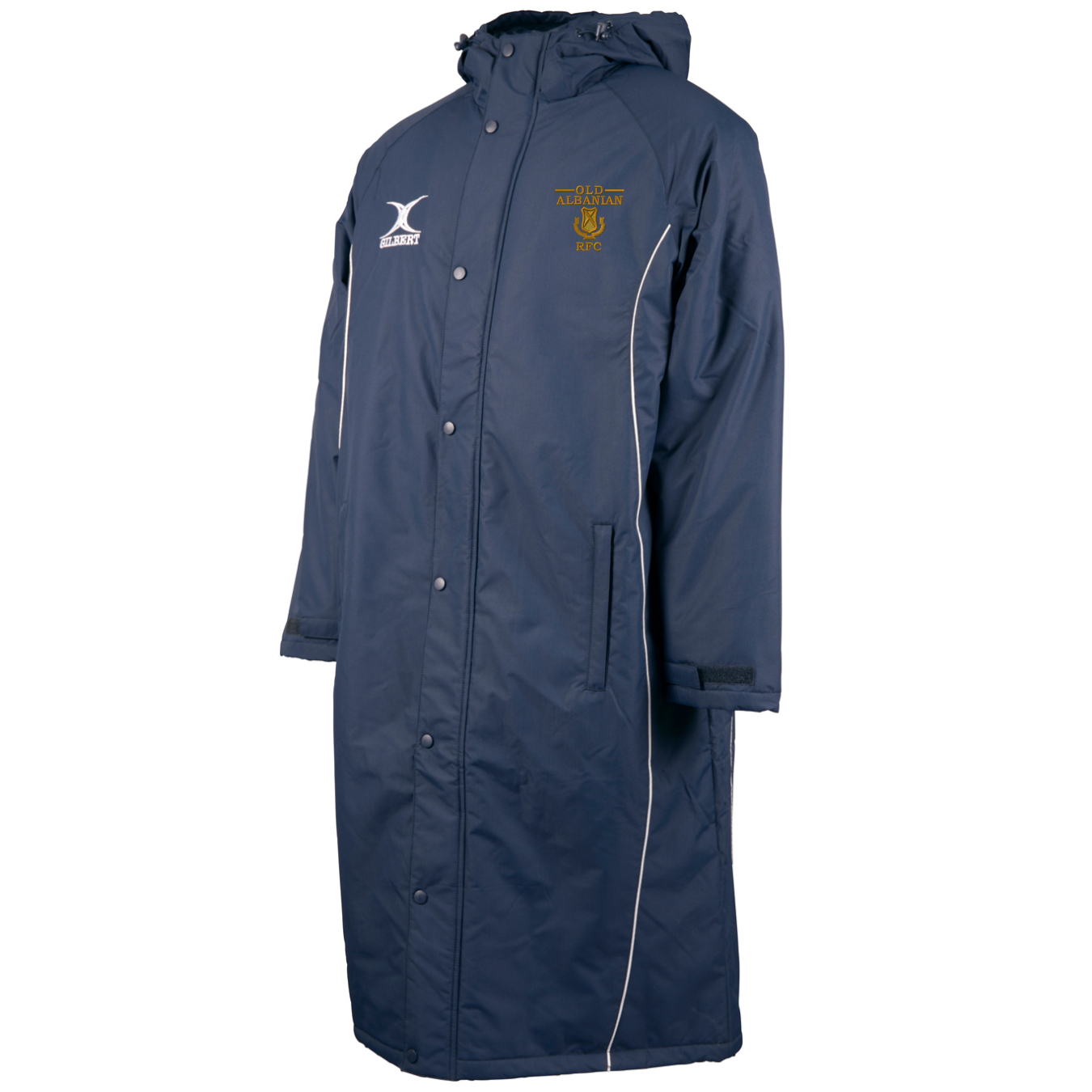 gilbert-rugby-old-albanians-rfc-touchline-giacca-senior-blu-navy image 1